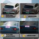 4pcs Student Drivers Magnetic Car Stickers, 8.98x3.19in Reflective Novice Driver Stickers Safety Sign Waterproof Magnet Bumper Sticker New Rookie Driver Sign Car Accessories for Metal Vehicle Surface