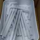 Laiensia 5-Tier Rolling Cart with Wheels,Multifunction Utility Storage Carts, Kitchen Storage Organizer,Mobile Shelving Unit for Bathroom,Laundry,with Classified Stickers,White