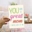 5 x Funny Mothers Day Card, Mothers Day Gift for Mother from Daughter Son