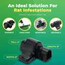 Rat Traps Indoor and Outdoor - 4 Pack Dual-Entry Large Rat Trap Outdoor and Indoor for Home, Garden and Restaurant with 99.9% Trap Rate | Easy to Use Rodent Traps with Safe Hands Free Design - UCatch