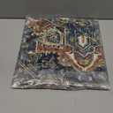 BUAEL Boho Throw Pillow Covers 24x24 inch Set of 2,Boho Vintage Carpet Pattern Antique Ethnic Decor Double Sided Pattern Cushion Cover Soft Pillow Case Living Sofa Room Bed Square Pillow Cover