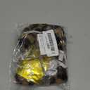 Doll Car Seat for 38 inch Figures, Fits Character Plushes, Blind Box Dolls & Vinyl Collectibles, Includes Air Vent Clip & Desktop Stand, Cute Car Ornament for Collectors (Brown Leopard Print)