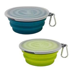 Popware Dexas for Pets Collapsible Travel Cup, Large, Gray