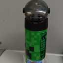 THERMOS FUNTAINER 16 Ounce Stainless Steel Vacuum Insulated Bottle with Wide Spout Lid, MINECRAFT