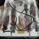 Sculptural Floor Lamp Faux Leather