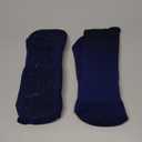 LUX Sports Thin Grip Socks for Cleat Sports - Moisture-Wicking Anti Slip Socks for Men & Women - Soccer, Football, Baseball Dark Blue One Size