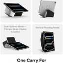 MOFT Dynamic Folio Case for iPad Pro 13" (M5 2025 / M4 2024)-[Reinforced Corner Protection] Stable Slim Magnetic Stand with 20+ Viewing Angles, Premium MOVAS Leather, Misty Cove x Jet Black