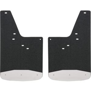 LUVERNE 251440 Front or Rear 12-Inch x 20-Inch Textured Rubber Mud Guards, Select Chevrolet Silverado, GMC Sierra 1500, 2500, 3500 HD, Black