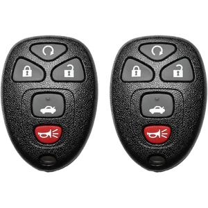 2PCS Car Key Fob Keyless Entry Remote 315MHz 22733524 / KOBGT04A for Saturn Sky/Aura 2007-2009 for Buick Lacrosse 2005-2009 for Chevrolet Cobalt/Malibu for Pontiac G5 / G6 / Grand Prix | 5 Buttons