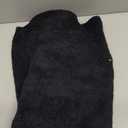 GLAMBURG 100% Cotton 2 Pack Oversized Bath Towel Set 28x55 Inches, Ultra Soft Highly Absorbant Compact Quickdry & Lightweight Large Bath Towels, Ideal for Gym Travel Camp Pool - Black