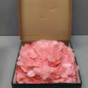 HMASYO 6 FT Pop Up Christmas Tree with 100 LED Lights & Remote, Pink Christmas Tinsel Tree, Collapsible Artificial Pencil Tree for Home Office Party Decor, USB Powered Timer Lights, Easy Assembly