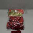 30 Pcs Velvet Ribbon Bows 5" x 4" Pre Tied Christmas Velvet Bows with Twist Tie for Gift Packaging Christmas Tree Wreaths Door Windows Wedding Party Decoration(Burgundy)