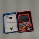 Kids Handheld Game Console with 220 Preloaded Retro Video Games, 3.5'' IPS Screen Adjustable Brightness & Volume, Portable Hand Held Game Player Toy for Travel, Ideal Christmas RED