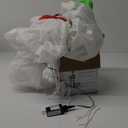 8 FT Polar Bear Inflatable Decoration Sitting on Roof with LED Lights and Kaleidoscope Lights, Suitable for Holiday Celebration Decorations on Yard, Lawn and Patio