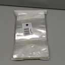 Roppolo 50 Pcs Bread Bags for Homemade Breads, 6.3 Inch Clear Bakery Bags with Tin Tie, Medium Loaf Bag, Storage PackingBag for Foods