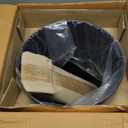 Home-Complete 4.75 Gallon Black Ash Bucket with Lid and Shovel-Essential Tools for Fireplaces, Fire Pits, Wood Burning Stoves-Hearth Accessories