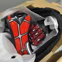 TCMT DOT Youth Kids Dirt Bike Helmet Youth Motocross Helmet Full Face ATV Four Wheeler Motorcycle BMX Helmet for Boys Girls, Off-Road Protective Gear with Goggles Gloves New (Pattern: Red Spider)