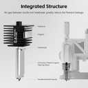 Original Bamboo Lab A1/A1 Mini 0.6mm Hotend,High Temp&Fast Speed Hardened Steel Nozzle+Heating Block Integrated Structure Hot End Compatible with Bambu Lab A1 and A1 Mini 3D Printers