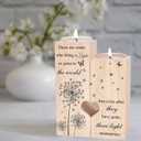 Sympathy Memorial Condolence Gifts for Loss of Loved One, Candle Holder - Bereavement Grief Gifts for Women in Memory of Loved One for Mother Father Grandma