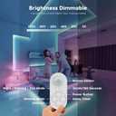 Dual Motion Sensor Light Indoor - Plug-in Adjustable LED Step Stair Light Strip with Double Sensor Detection, Timer & Dimmer for Staircase, Hallway, Bedroom (16.4FT 3000K Warm White)