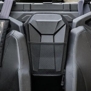 UTV Cab Pack Center Seat Storage Bag Compatible with Polaris RZR PRO XP 4 LE 2020 2021 2022 2023 2024 2025 Interior Accessories Tools Box Seat Center Shoulder Organizer Cargo Pocket, Carbon