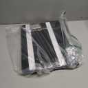 Bulletin Board, 24" x 18" Foldable Cork Board Felt Pin Boards with 35 Pushpins Self-Adhesive Photo Decorative Felt Boards for Walls, Office, School, Classroom, Home, Bedroom - Black