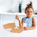 20 Pack Cookie Boxes for Gift Giving  6X6X3 Inches Bakery Boxes with Window - Extra Thick Small Cookie Containers for Treats, Desserts, Strawberries, Cupcakes, Candy, Charcuterie, Baked Goods, Pastry