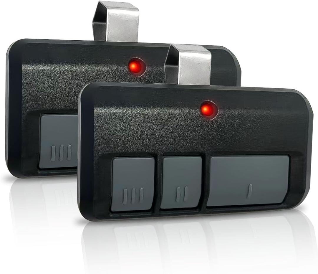 2 for Chamberlain LiftMaster Craftsman Garage Door Opener Remote 893MAX 893LM Garage Door Remote Replace with Liftmaster Craftsman Chamberlain Garage Door Opener for 5 Learn Button