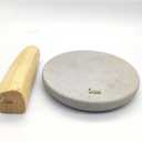 Stone Chandan rubbing chakla Pata with original Sandalwood stick Size Small @4 Inch