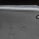 Amazon Basics Rectangular Commercial Office Wastebasket, Easy to Clean, Space-Saving, 10 Gallon, Black