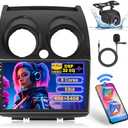 Inefala [8 Core 4G+64G] Android Car Stereo for Nissan Rogue Sport 2007-2015 with Wireless Carplay Android Auto, 9 Inch HD Touchscreen Car Radio with GPS WiFi Bluetooth5.0 FM/RDS EQ DSP SWC