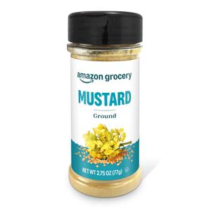 3 x Amazon Grocery, Ground Mustard, 2.75 Oz (EXP 11/30/28)