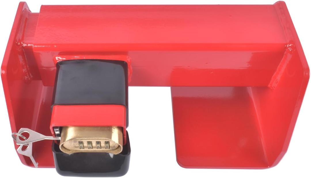 Heavy Duty Cargo Door Lock for Semi Trucks & Containers - Combination Security Lock, Tamper-Resistant Design, Fits Vertical Bars 9-3/4-16 Apart, Mustrod