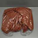 Table Cover for 6 Foot Rectangle Tables-6 Pack Rust Thanksgiving Fitted Stretch Tablecloth-Spandex 6ft Fall Tablecloths for Party, Vendor Booth Display, Banquet Buffet, Craft Trade Show