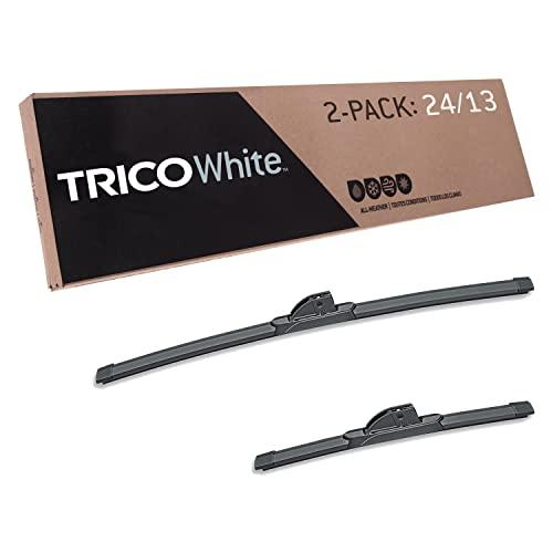 TRICO White 24" + 13" Extreme Weather Premium Winter Automotive Replacement Windshield Wiper Blades (Set of 2), Passenger and Driver Side All-Weather Beam Wiper Blades for Select Vehicle Models