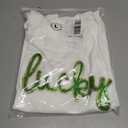 SELINK Womens Summer Short Sleeve Tops Halloween Sequin Pumpkin Printed T Shirts Casual Basic Graphic Tees (White, L)