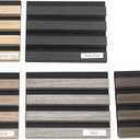 NeatiEase Wood Wall Panels Color Samples Pack, Acoustic Slat Wall Panels for Interior Wall Decor and Noise Reduction, Decorative Slat Wall Paneling