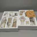 Storieme Nativity Set for Christmas Indoor: 12-Piece 7.87 Inches Resin Nativity Figures with The Three Wisemen - Christian Holy Family Traditional Figurines Tabletop Mantel Decorations