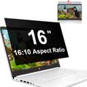 Mamol 16 Inch Laptop Privacy Screen Compatible with Lenovo Hp Dell Acer Asus Thinkpad Envy Xps, 16:10 Aspect Anti Blue Light Glare Privacy Filter, 16:10 Removable Laptop Screen Privacy Shield 16 in, Anti-Scratch Screen Protector (16'' Privacy Screen (16:10))