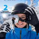 Snowalva Ski Goggles, Snowboard Goggles with 2 UV400 Anti-Fog Detachable Magnet Lenses for Men & Women Adult