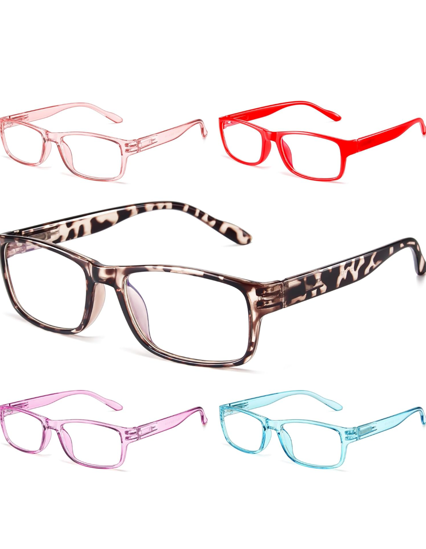 Gaoye Professional Reading Glasses for All Day - Computer Readers with Blue Light Protection - Value Pack, +2,25