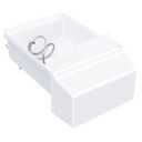 Upgraded WPW10312300 Refrigerator Ice Container Compatible with Whirlpool Ice Bucket Replacement W10312300 Ice Maker Parts for Whirlpool Kenmore KitchenAid Refrigerators Replaces AP6019277 PS11752583