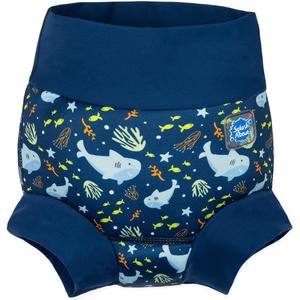 Splash About Happy Nappy Swim Diaper, Shark Reef, 12-24 Months