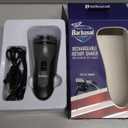 Barbasol Rotary Shaver, Rechargeable Electric Rotary Shaver with Stainless Steel Blades, Pop-Up Trimmer, Wireless Cordless Electric Razor, Close Shave, Full 8 Hour Charge Provides 45 Minute Run-Time