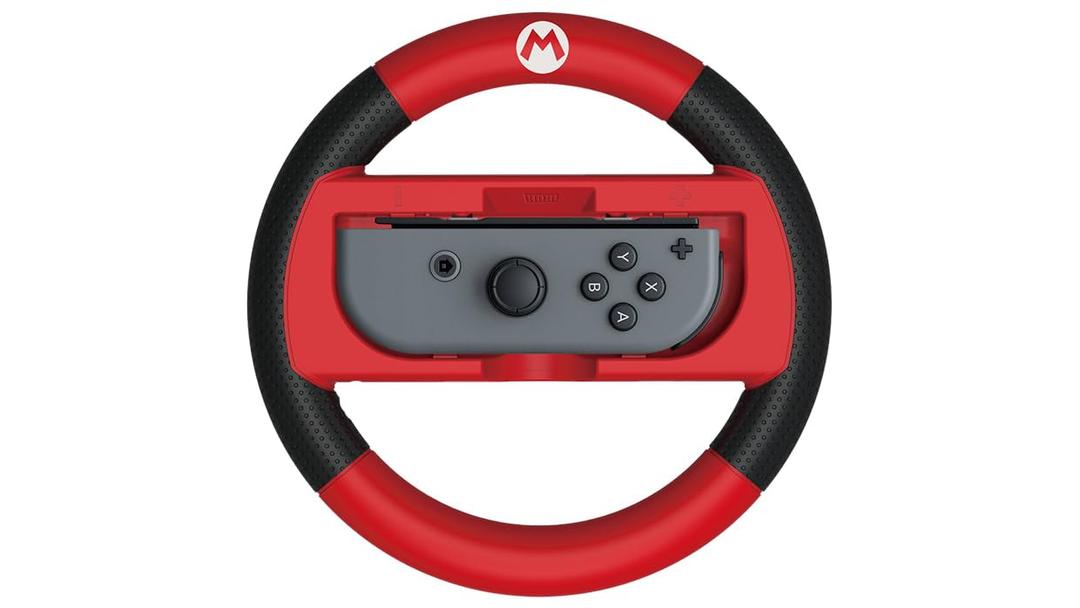 HORI Nintendo Switch Mario Kart 8 Deluxe Wheel (Mario Version) Officially Licensed By Nintendo - Nintendo Switch