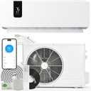 YITAHOME 20 SEER2 18000 BTU Mini Split AC/Heating System, 208-230V Pre-charged Air Conditioner Heat Pump, Energy Efficient Inverter Split Unit AC, Compatible with Wifi & Alexa, Cool Up to 1250 Sq. Ft