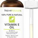 Vitamin E Oil - 100% Pure & Natural, 85,800 IU. Repair Dry, Damaged Skin from Surgery & Acne, Age Spots & Wrinkles. Boost Collagen for Moisturized, Youthful-looking Skin. d-alpha tocopherol, 2 Fl Oz