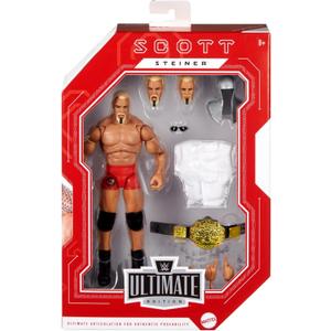WWE Ultimate Edition Monday Night War Scott Steiner Action Figure & Accessories Collectible Set