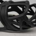 BARKLESS Dog Muzzle, Basket Muzzle for Biting, Chewing and Scavenging, Humane Cage Mouth Cover, Perfect for Grooming and Training Medium Aggressive Reactive Dogs (M, Black)