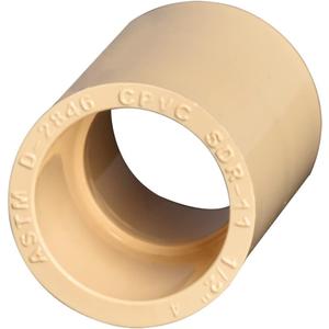 1/2" 10pcs CPVC Pipe Fittings SliP to Slip Coupling Adapter for Water Bathroom Plumbing connect (1/2")